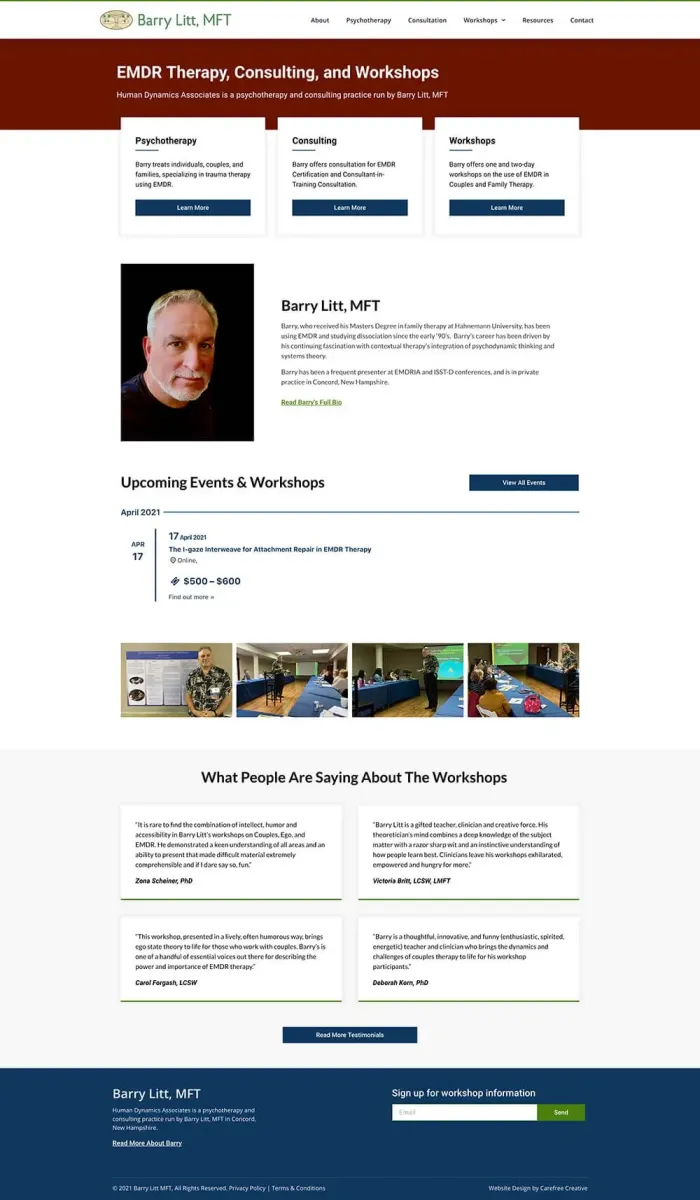 Barry Litt MFT website