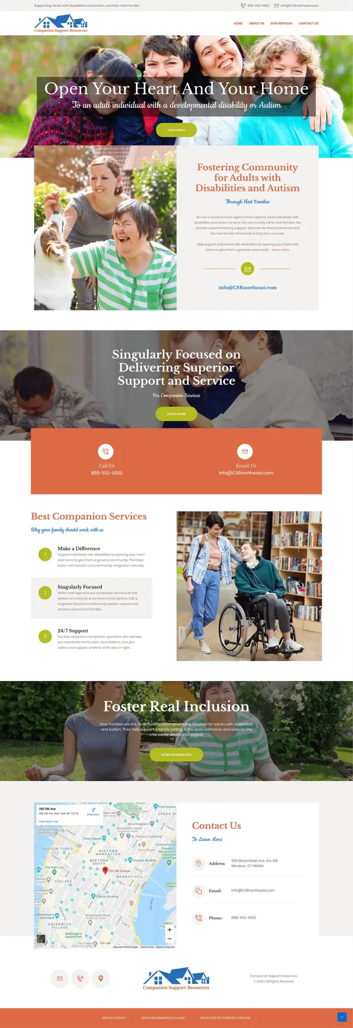 Companion Support Resources website