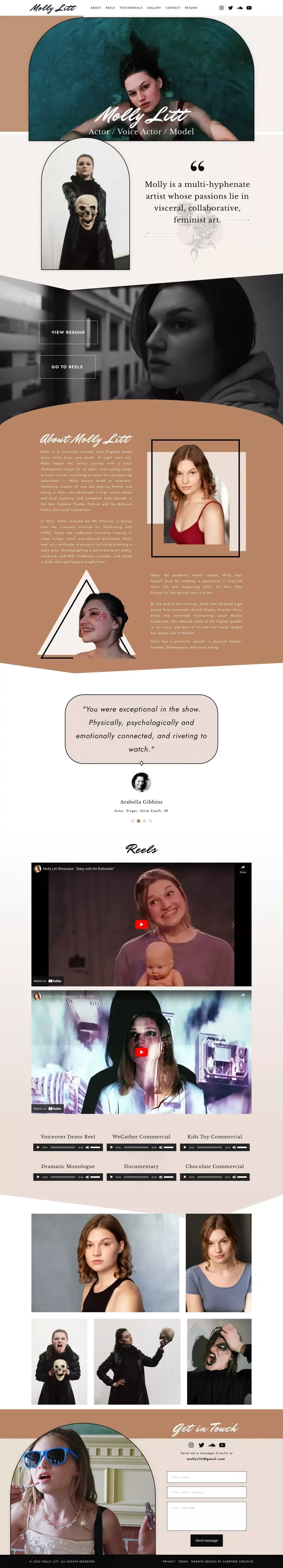 Molly Litt website