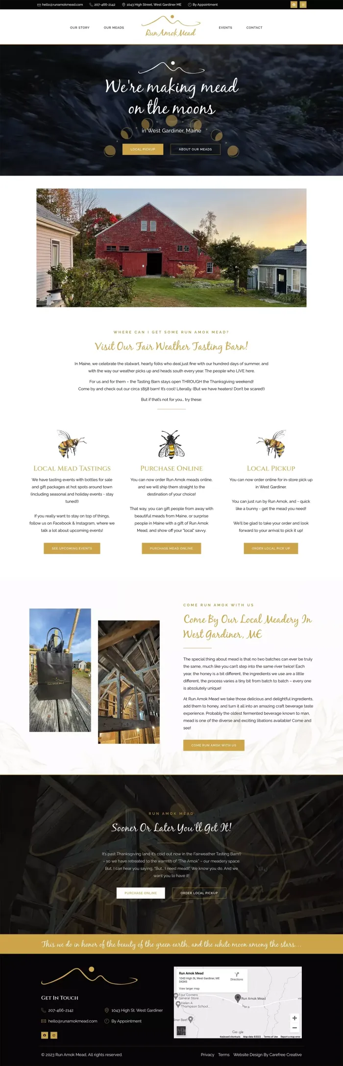 Run Amok Mead website
